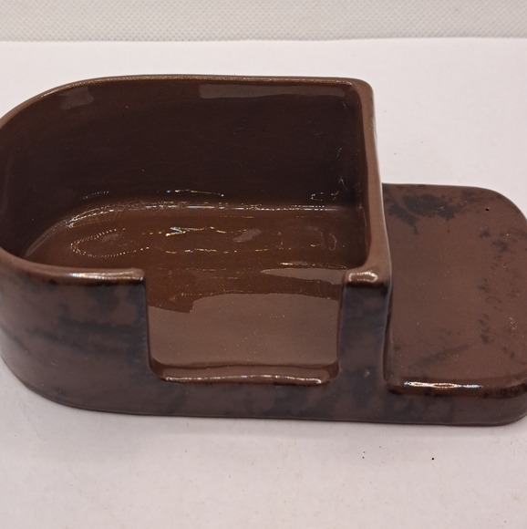 Ashtray Set Made in Occupied Japan Brown 4 ashtrays Vintage. - Picture 7 of 7